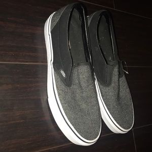 Black slip on vans
